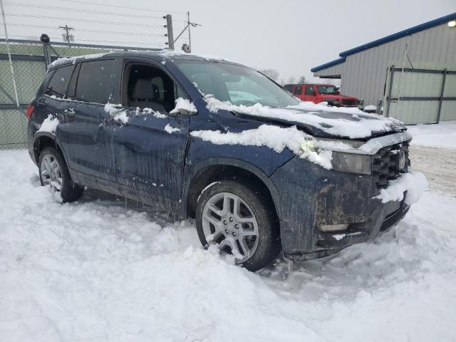 5FNYF8H55SB005439 - 2025 HONDA PASSPORT EXL BLUE photo 4