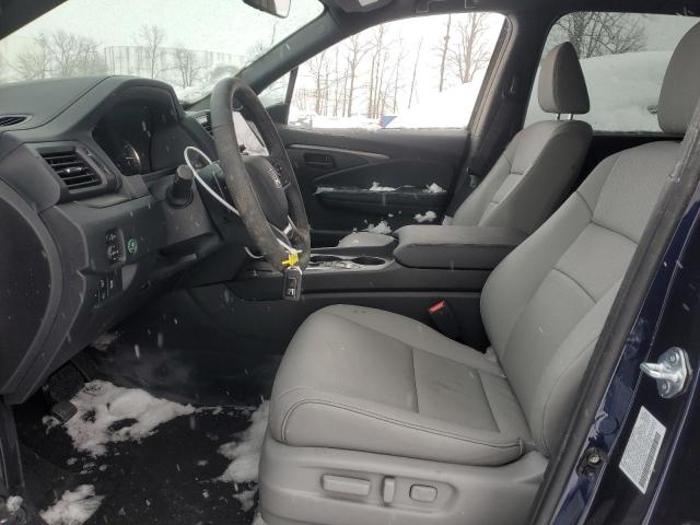 5FNYF8H55SB005439 - 2025 HONDA PASSPORT EXL BLUE photo 7