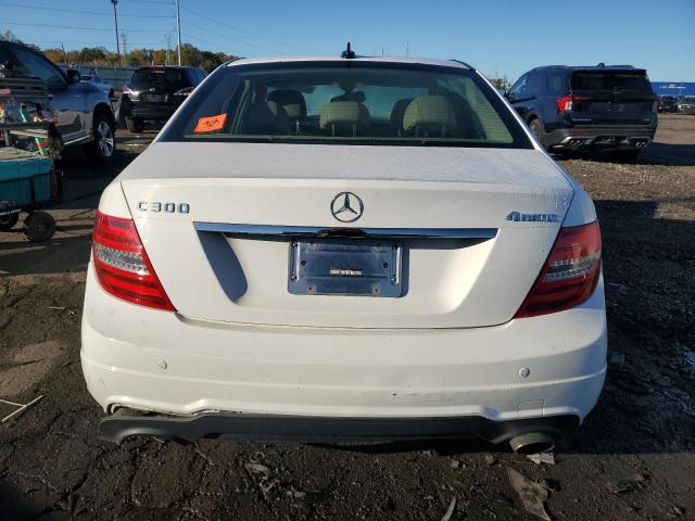 WDDGF8AB1DG144431 - 2013 MERCEDES-BENZ C 300 4MATIC WHITE photo 6