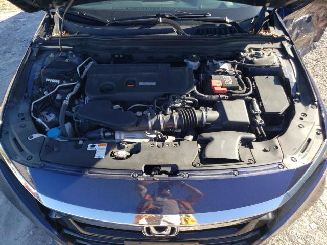 1HGCV2F97KA007218 - 2019 HONDA ACCORD TOURING Синий фото 11