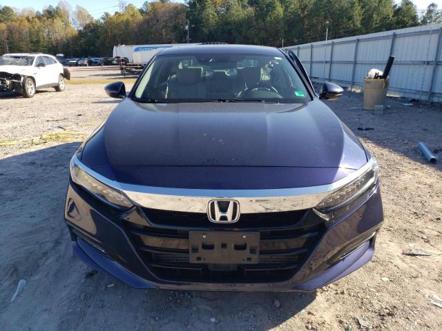 1HGCV2F97KA007218 - 2019 HONDA ACCORD TOURING Синий фото 5