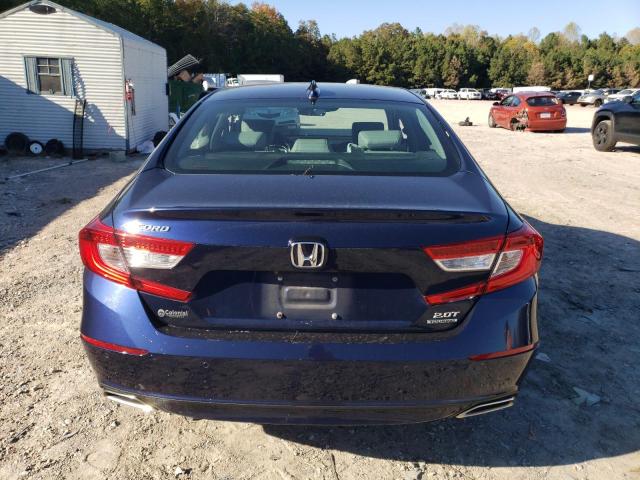 1HGCV2F97KA007218 - 2019 HONDA ACCORD TOURING Синий фото 6