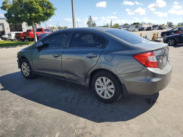 19XFB2F53CE065570 - 2012 HONDA CIVIC LX GRAY photo 2