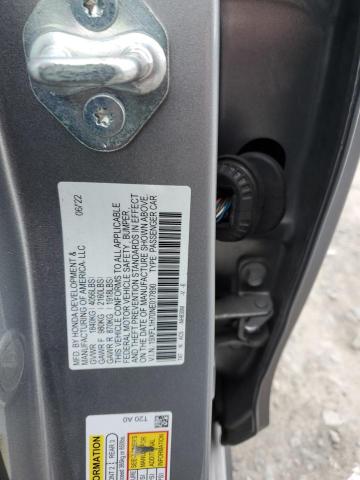 19XFL1H70NE017890 - 2022 HONDA CIVIC EXL SILVER photo 12