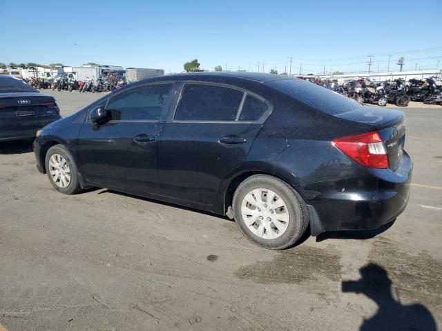 JHMFB2F51CS005721 - 2012 HONDA CIVIC LX შავი ფოტო 2