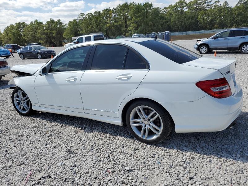 WDDGF8AB8ER324981 - 2014 MERCEDES-BENZ C 300 4MATIC WHITE photo 2