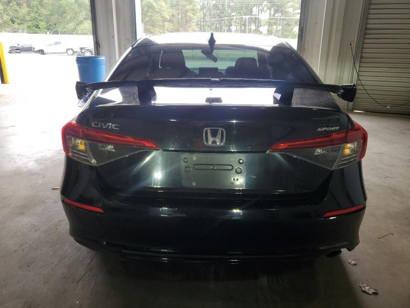2HGFE2F56NH504339 - 2022 HONDA CIVIC SPORT BLACK photo 6