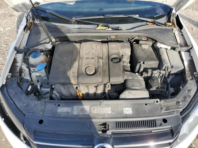 1VWAP7A37DC104147 - 2013 VOLKSWAGEN PASSAT S Beyaz fotoğraf 11