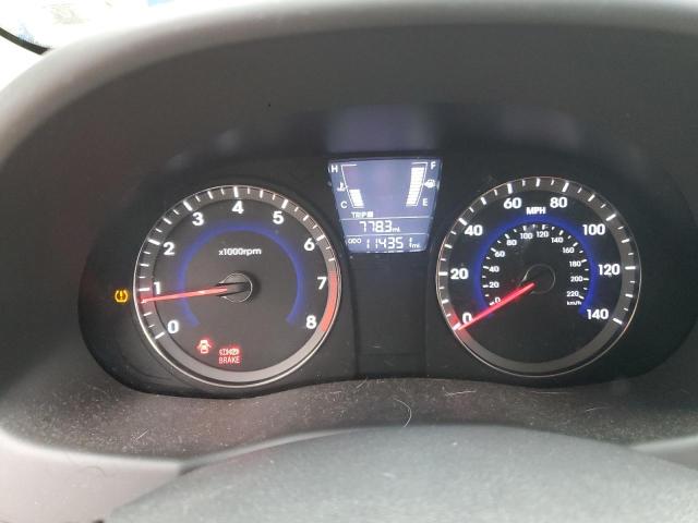 KMHCT4AE4CU040774 - 2012 HYUNDAI ACCENT GLS 银色 照片 9