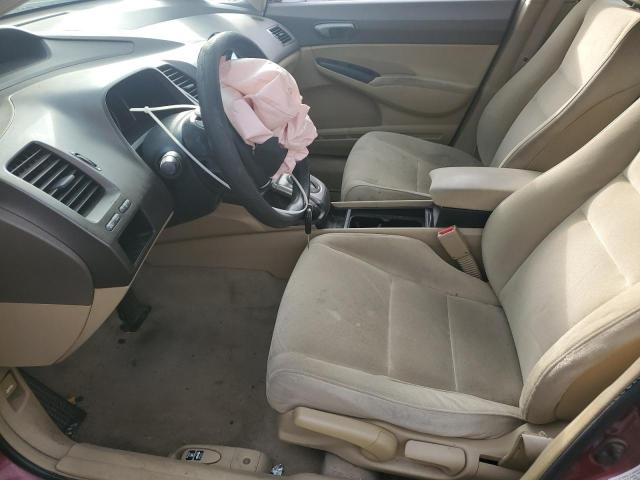 2HGFA165X8H534082 - 2008 HONDA CIVIC LX 红色 照片 7