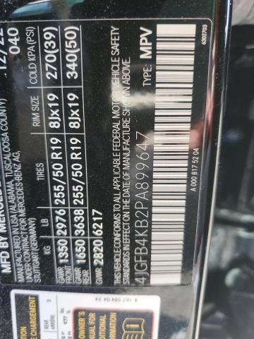 4JGFB4KB2PA899647 - 2023 MERCEDES-BENZ GLE 350 4MATIC BLACK photo 13