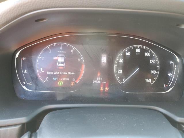 1HGCV1F45JA033586 - 2018 HONDA ACCORD EX შავი ფოტო 9