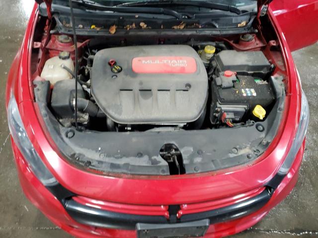1C3CDFBH5DD231518 - 2013 DODGE DART SXT Червоний фото 11
