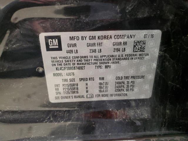 KL4CJFSB8GB746927 - 2016 BUICK ENCORE CONVENIENCE 黑色 照片 13