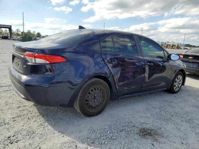 JTDEPRAE2LJ067360 - 2020 TOYOTA COROLLA LE 蓝色 照片 3