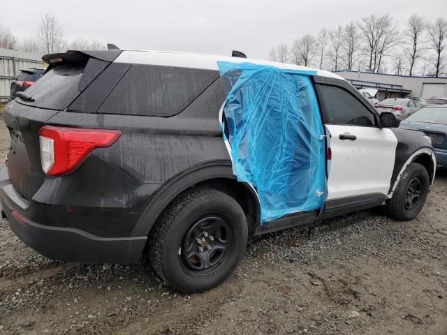 1FM5K8AW3LGA83867 - 2020 FORD EXPLORER POLICE INTERCEPTOR 双色 照片 3