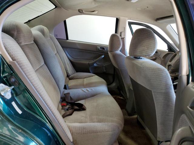 2HGEJ6615YH538465 - 2000 HONDA CIVIC BASE 绿色 照片 10