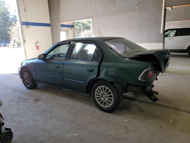 2HGEJ6615YH538465 - 2000 HONDA CIVIC BASE 绿色 照片 2