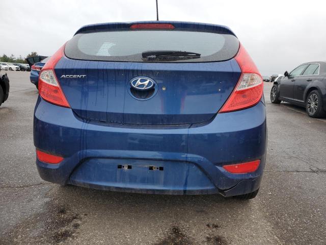 KMHCT5AE6FU198639 - 2015 HYUNDAI ACCENT GS BLUE photo 6