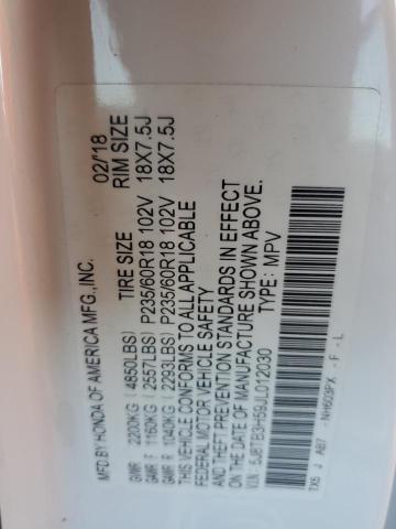 5J8TB3H59JL012030 - 2018 ACURA RDX TECHNOLOGY Weiß Foto 13