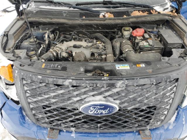 1FM5K8AT5FGC52720 - 2015 FORD EXPLORER POLICE INTERCEPTOR Көк фото 12