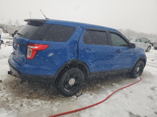 1FM5K8AT5FGC52720 - 2015 FORD EXPLORER POLICE INTERCEPTOR Көк фото 3
