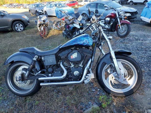 1HD1GLV111Y306757 - 2001 HARLEY-DAVIDSON FXDXT BLUE photo 1