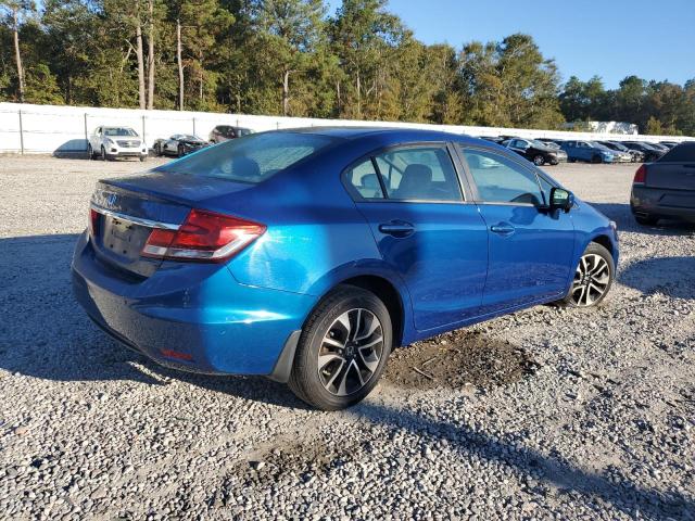 19XFB2F85FE269401 - 2015 HONDA CIVIC EX BLUE photo 3