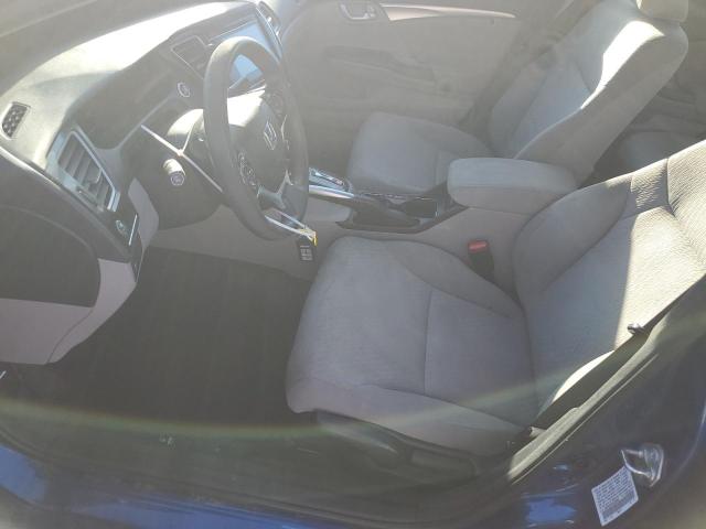 19XFB2F85FE269401 - 2015 HONDA CIVIC EX BLUE photo 7