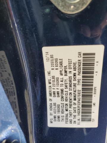 1HGCR2F53FA075832 - 2015 HONDA ACCORD SPORT BLUE photo 12