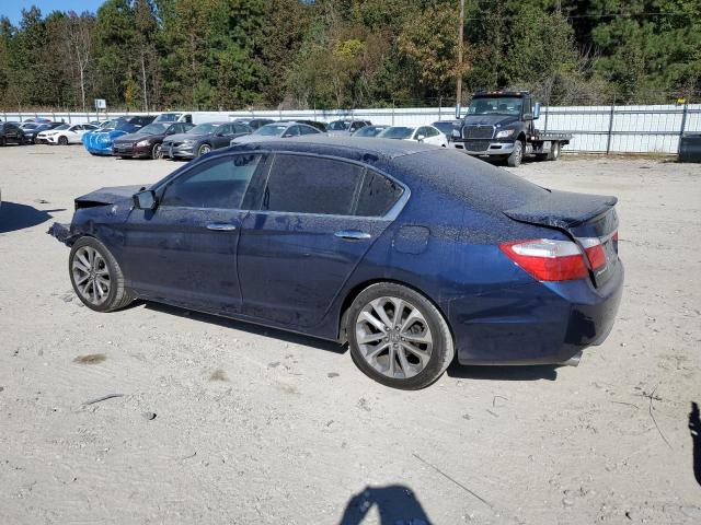 1HGCR2F53FA075832 - 2015 HONDA ACCORD SPORT BLUE photo 2