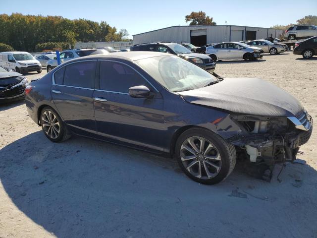 1HGCR2F53FA075832 - 2015 HONDA ACCORD SPORT BLUE photo 4