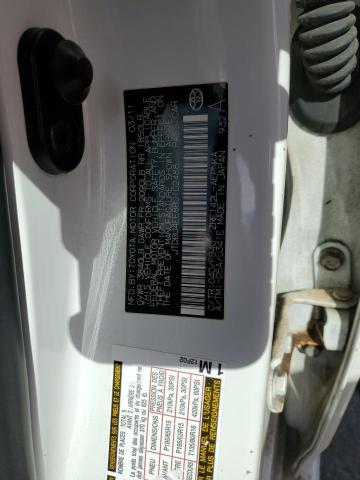 JTDBU4EE8BJ102488 - 2011 TOYOTA COROLLA BASE 白色 照片 12