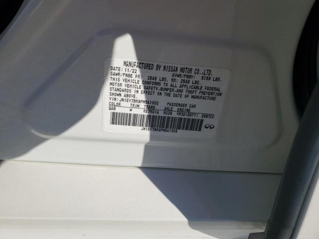 JN1EV7BR9PM541002 - 2023 INFINITI Q50 LUXE 白色 照片 13