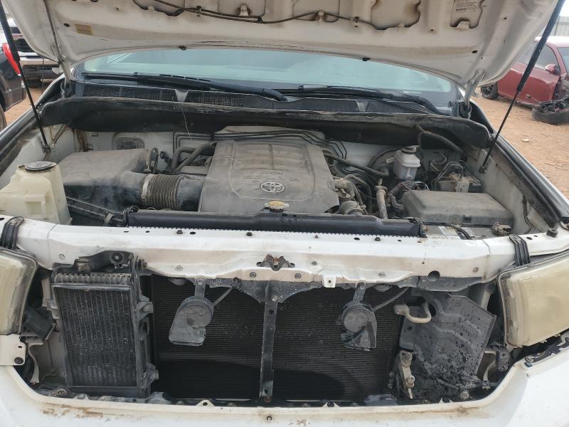 5TFSV54167X004100 - 2007 TOYOTA TUNDRA DOUBLE CAB SR5 WHITE photo 11