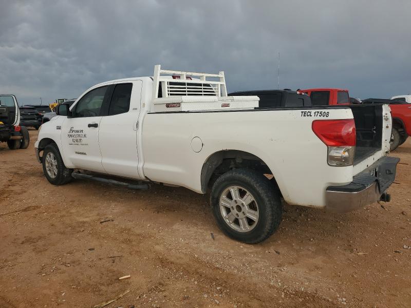 5TFSV54167X004100 - 2007 TOYOTA TUNDRA DOUBLE CAB SR5 WHITE photo 2
