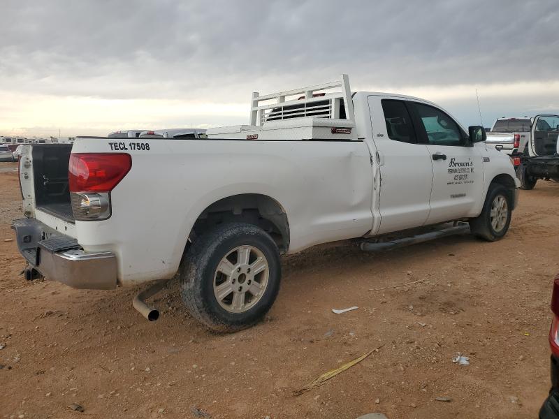 5TFSV54167X004100 - 2007 TOYOTA TUNDRA DOUBLE CAB SR5 WHITE photo 3