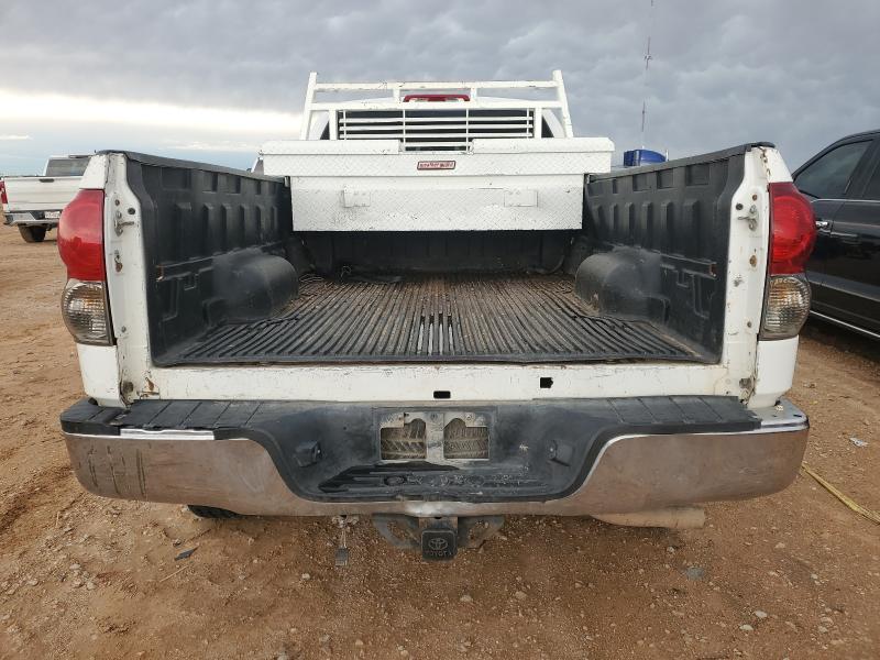 5TFSV54167X004100 - 2007 TOYOTA TUNDRA DOUBLE CAB SR5 WHITE photo 6