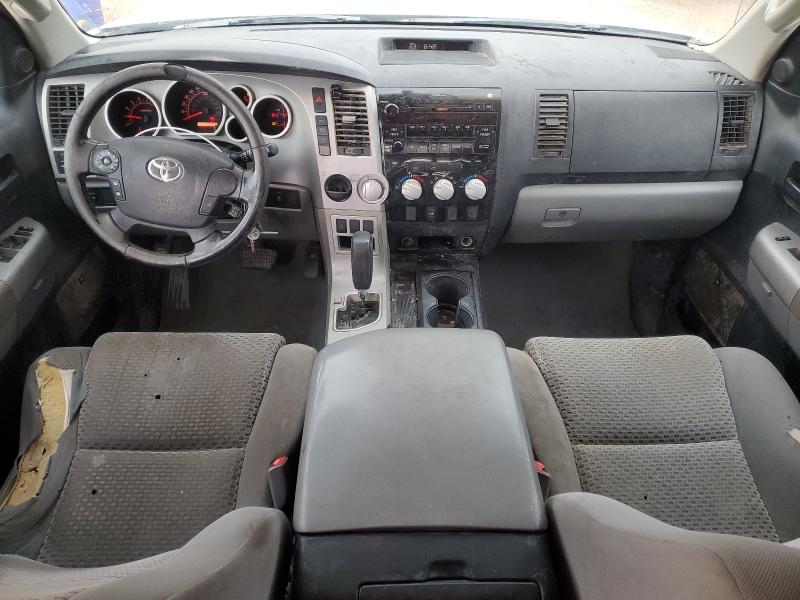 5TFSV54167X004100 - 2007 TOYOTA TUNDRA DOUBLE CAB SR5 WHITE photo 8