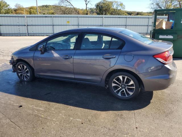 19XFB2F86FE074908 - 2015 HONDA CIVIC EX GRAY photo 2