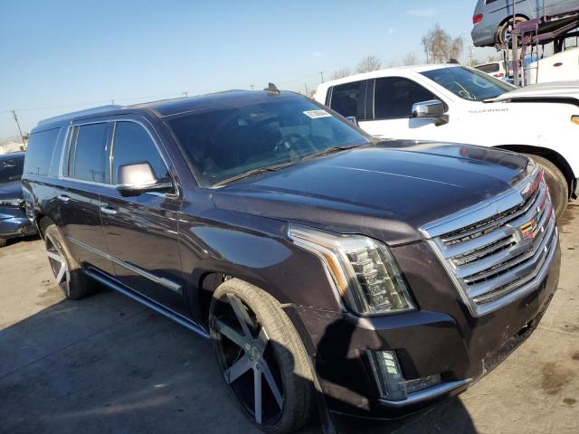 1GYS3KKJ9GR193251 - 2016 CADILLAC ESCALADE ESV PLATINUM GRAY photo 4