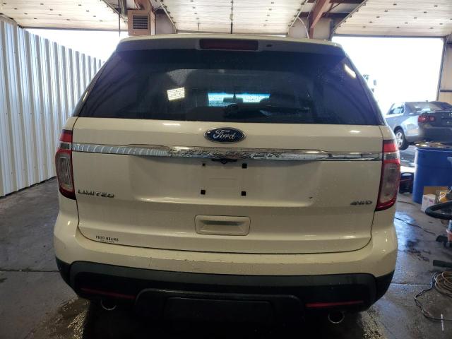 1FMHK8F88CGA91504 - 2012 FORD EXPLORER LIMITED WHITE photo 6