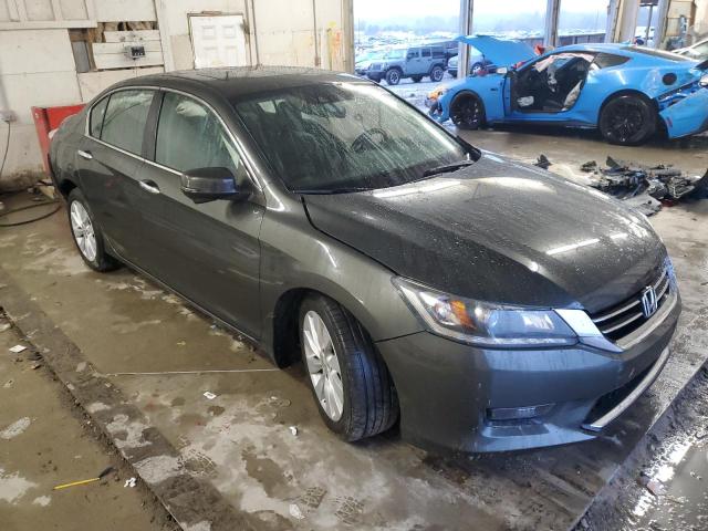 1HGCR3F80FA013045 - 2015 HONDA ACCORD EXL GRAY photo 4