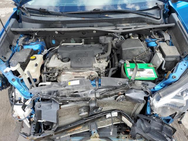 2T3RFREV1GW461776 - 2016 TOYOTA RAV4 XLE 蓝色 照片 12