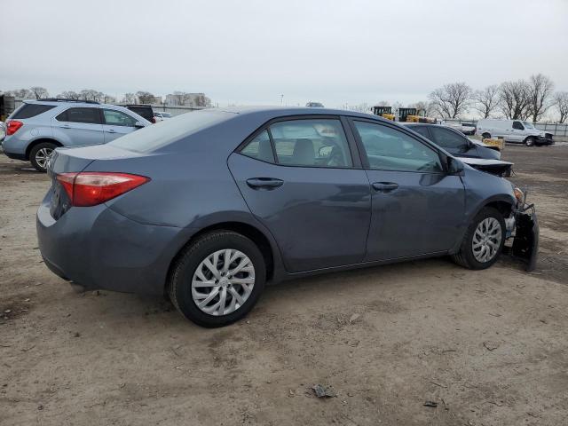 2T1BURHE4KC153412 - 2019 TOYOTA COROLLA L 蓝色 照片 3