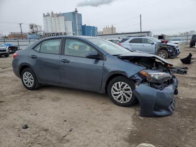 2T1BURHE4KC153412 - 2019 TOYOTA COROLLA L 蓝色 照片 4