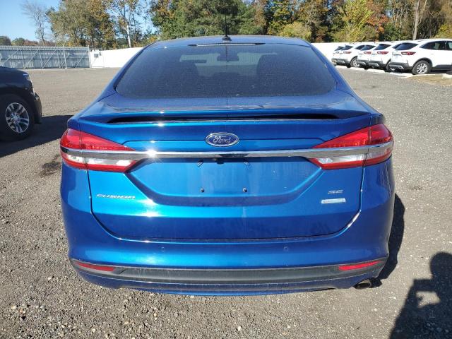 3FA6P0HD6JR265624 - 2018 FORD FUSION SE BLUE photo 6