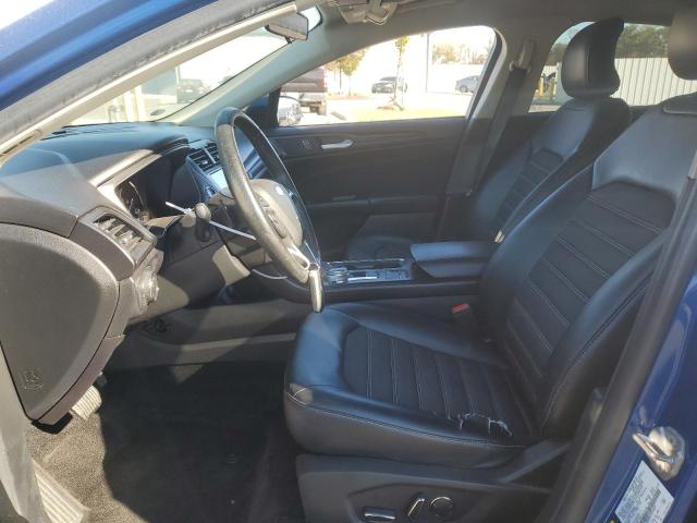 3FA6P0HD6JR265624 - 2018 FORD FUSION SE BLUE photo 7