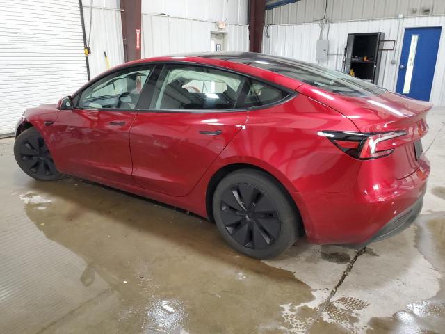 5YJ3E1EB6SF018988 - 2025 TESLA MODEL 3 红色 照片 2