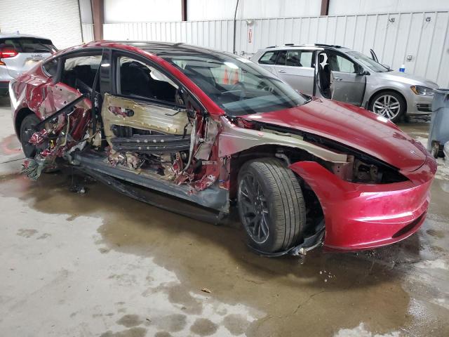 5YJ3E1EB6SF018988 - 2025 TESLA MODEL 3 红色 照片 4
